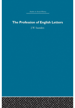 The Profession of English Letters