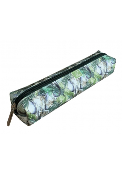 Piórnik jamnik ekoskóra Jungle style PJ-21