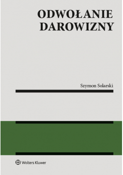 Odwołanie darowizny