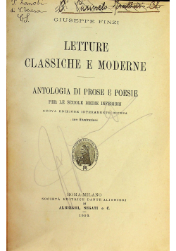 Letture classiche e moderne