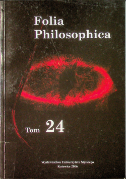 Folia philosophica tom 24