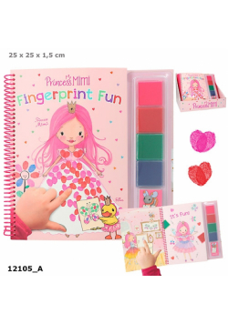 Kolorowanka Fingerprint fun Princess Mimi 12105A