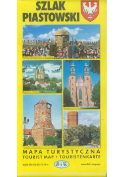 Szlak piastowski mapa turystyczna