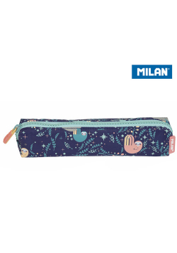 Piórnik mini kwadratowy MILAN CUDDLES ECO niebieski