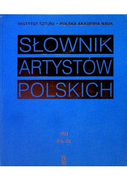 Słownik artystów polskich Tom VII