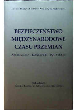 Bezpieczeństwo międzynarodowe czasu przemian