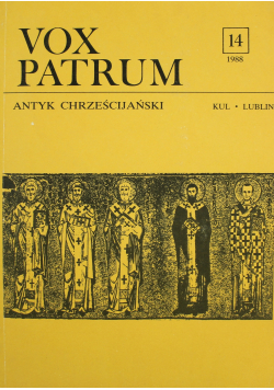 Vox Patrum Nr 14 Antyk Chrześcijański