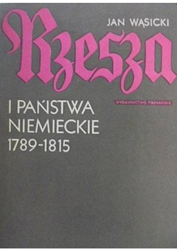 Rzesza i państwa niemieckie 1789 1815