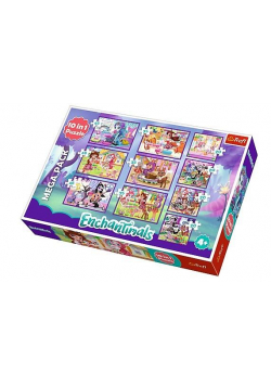 Puzzle 10w1 Przygody Enchantimals TREFL