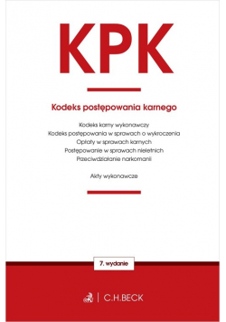 Kodeks postępowania karnego oraz ustawy towarzyszące