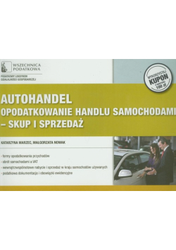 Autohandel opodatkowanie handlu samochodami skup i sprzedaż