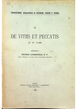 De vitiis et peccatis 1935 r