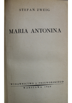 Maria Antonina 1948 r