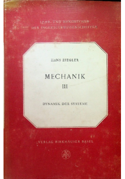Mechanik Band III