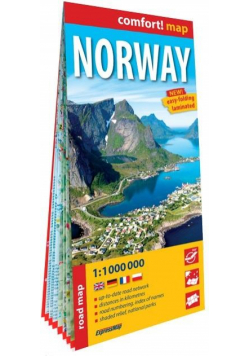 Comfort! map Norway 1:11000 000 w.2025
