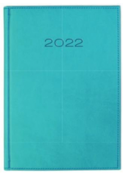 Kalendarz 2022 Dzienny A5 Vivella Turkusowy 21D-11