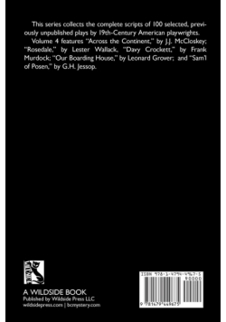 DAVY CROCKETT and Other Plays