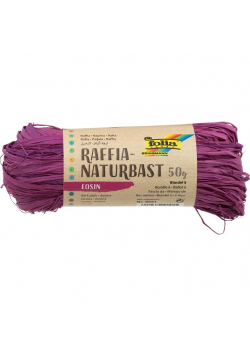 Rafia naturalna karminowy FOLIA PAPER