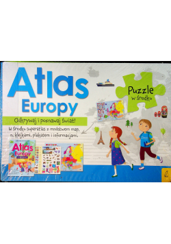 Atlas Europy Atlas Plakat z mapą