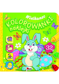 Kolorowanki naklejki Wielkanoc