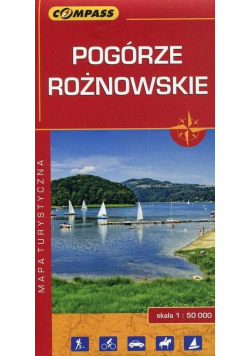 Mapa turystyczna - Pogórze Rożnowskie