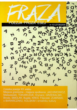 Fraza Poezja Proza Esej nr 1/2