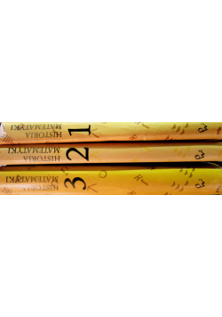 Historia matematyki Tom 1 do 3