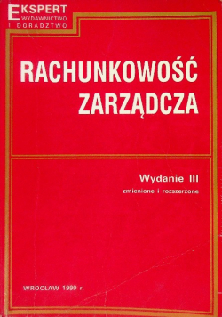 Rachunkowość zarządcza