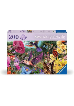Puzzle XL 200 Kwiaty i motyle