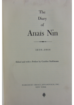 The Diary of Anais Nin