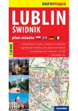 Lublin Świdnik Plan miasta 1:20 000