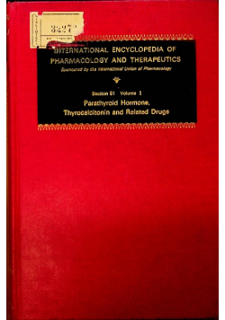 Intertional encyklopedia of pharmacology and therapeutics