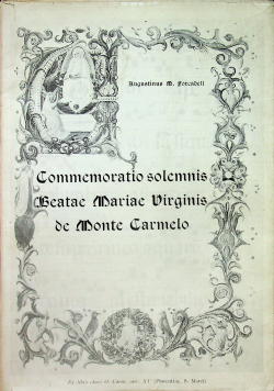 Commemoratio solemnis Beatae Mariae Virginis de Monte Carmelo