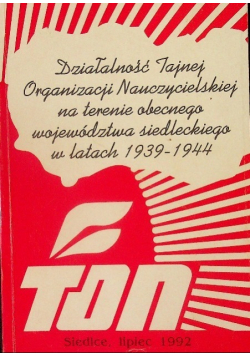 Działalność tajnej organizacji nauczycielskiej