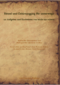 Rätsel und Gehirnjogging für unterwegs