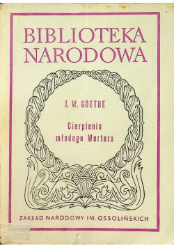 Cierpienie młodego Wertera