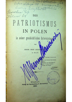 Der patriotismus in Polen 1884 r