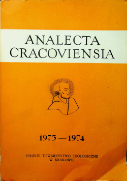 Analecta cracoviensia 1973 1974