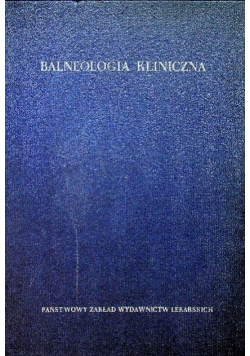 Balneologia kliniczna