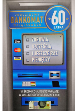 Karnet Urodziny 60 męskie