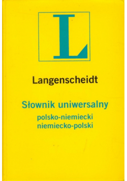 Słownik uniwersalny polsko-niemiecki niemiecko-polski