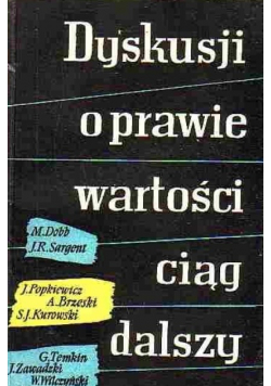 Dyskusji o prawie wartości ciąg dalszy