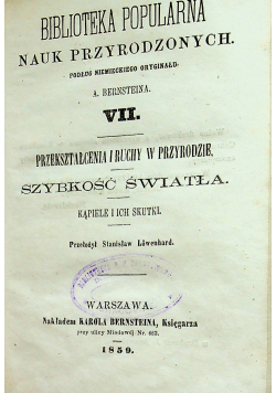 Biblioteka popularna nauk przyrodzonych VII 1859 r.