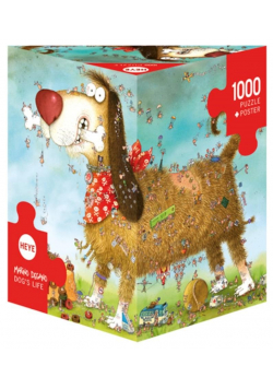 Puzzle 1000 Psie życie (Puzzle+plakat), Degano