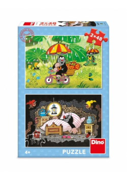 Puzzle 2w1 Krecik, Dzień Krecika