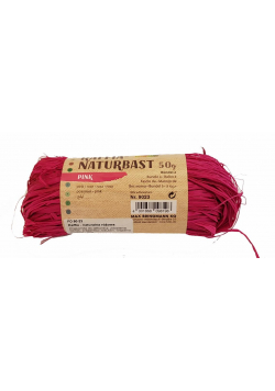 Rafia naturalna 50g różowa FOLIA PAPER