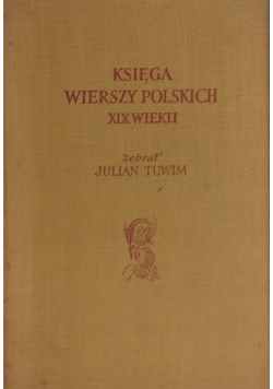 Księga wierszy polskich XIX wieku Zestaw 3 książek