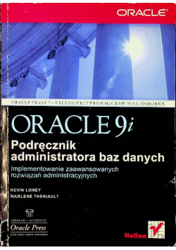 Oracle 9i Podręcznik administratora baz danych