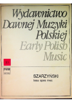 Szarzyński Iesu spes mea