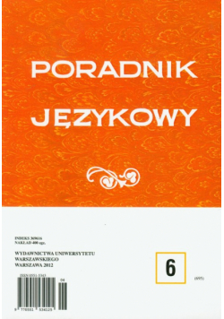 Poradnik językowy 6/2012